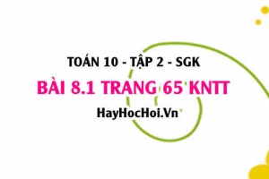 Bài 8.1 trang 65 Toán 10 tập 2 Kết nối tri thức: Quy tắc cộng và Sơ đồ hình cây